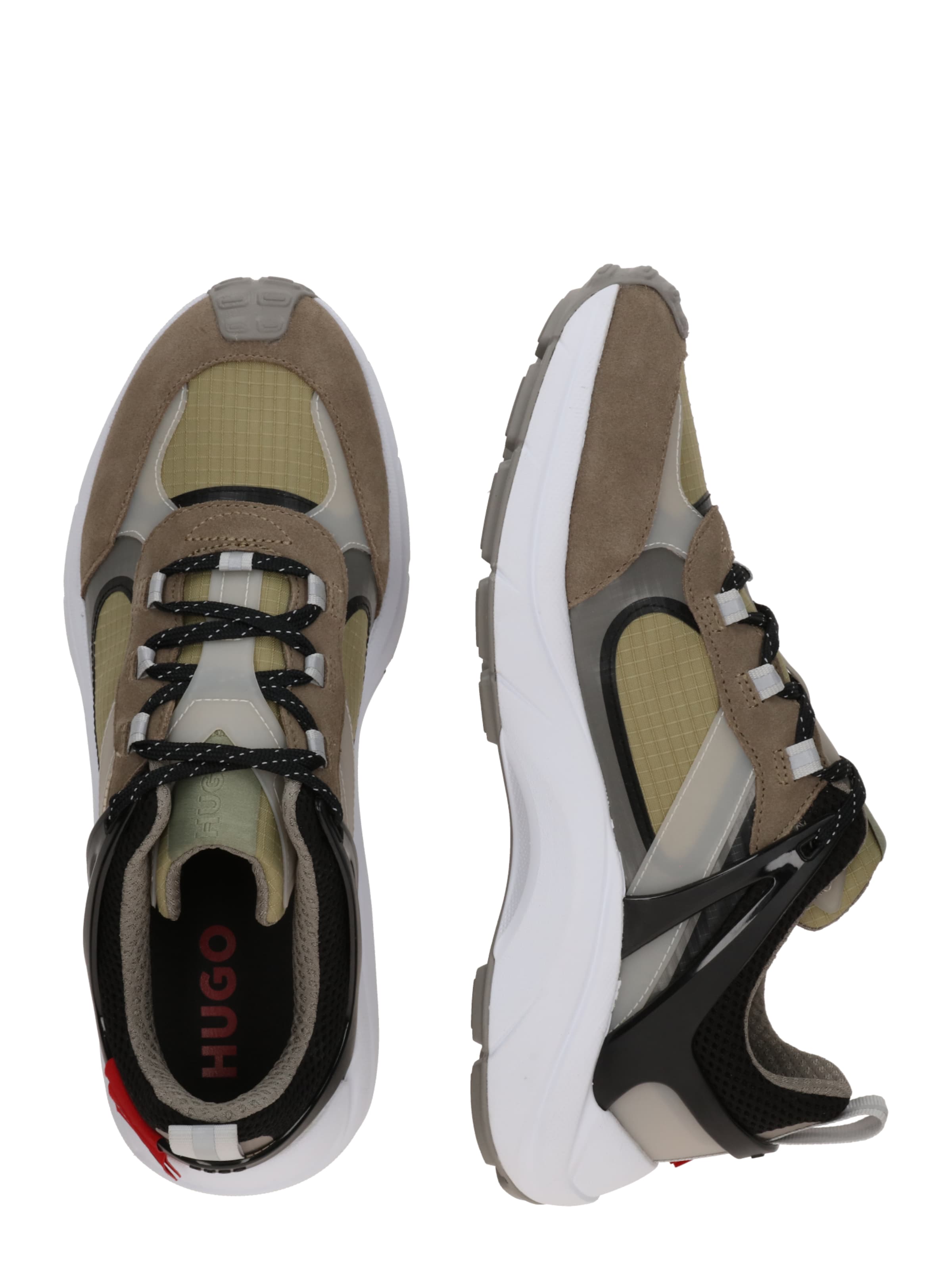 HUGO Sneaker low 'GO2_Merp' i grøn: side