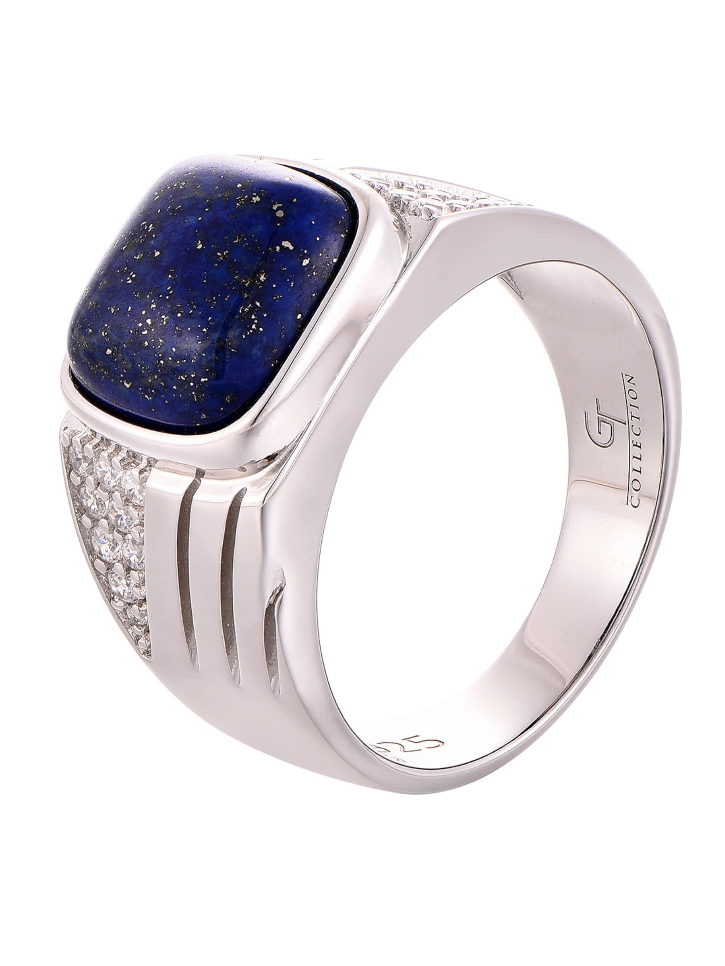 GT Collection Ring 'LAPIS LAZULI' in Blue: front