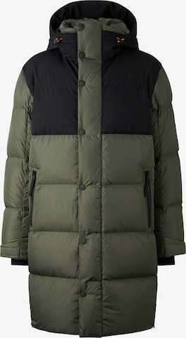 Bogner Fire + Ice Mantel ' Walt ' in Grün: Vorderseite