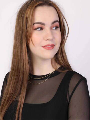 Lucardi Kette 'Klassisch' in Gold: Vorderseite