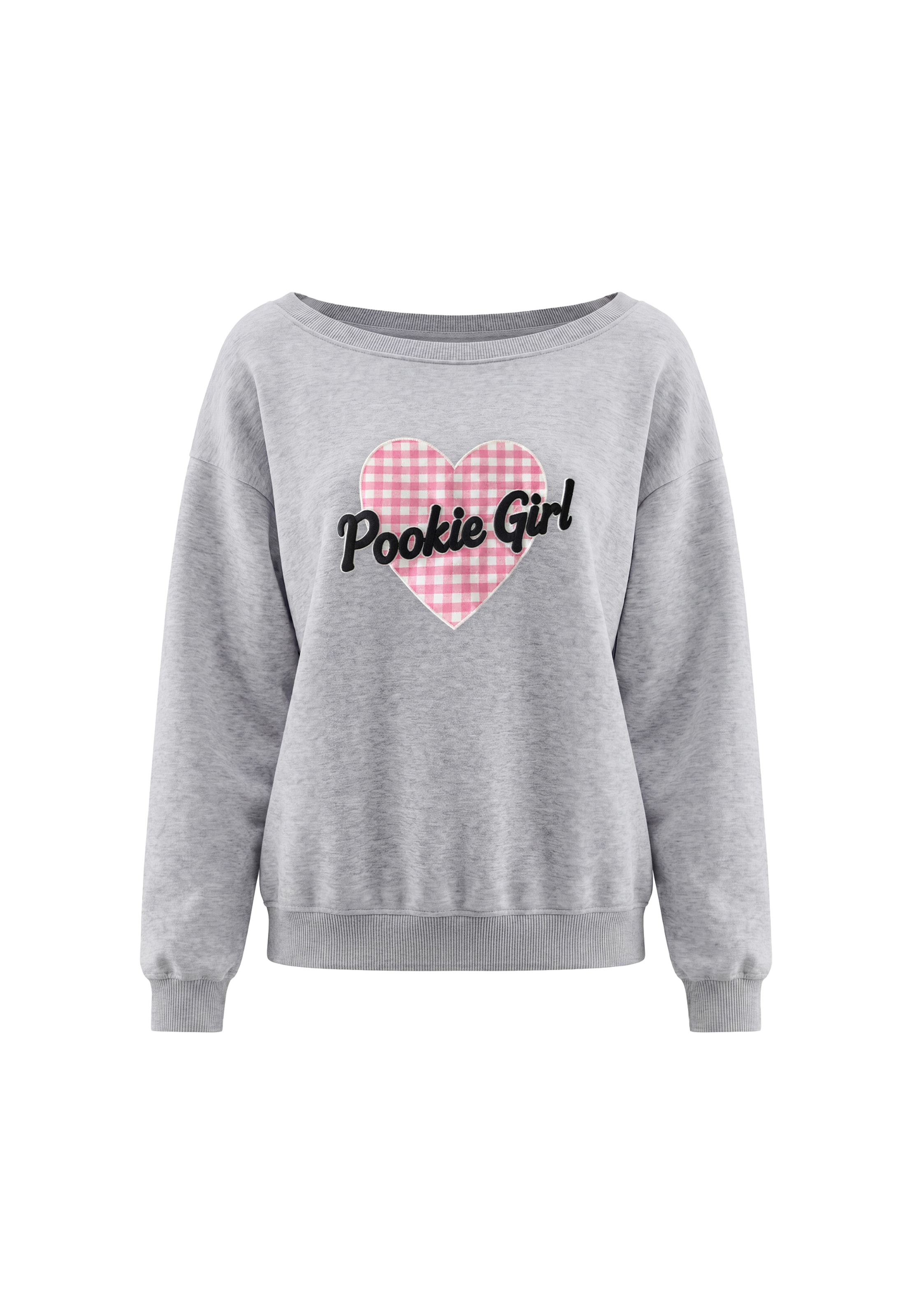 Sweat-shirt MYMO en gris : devant