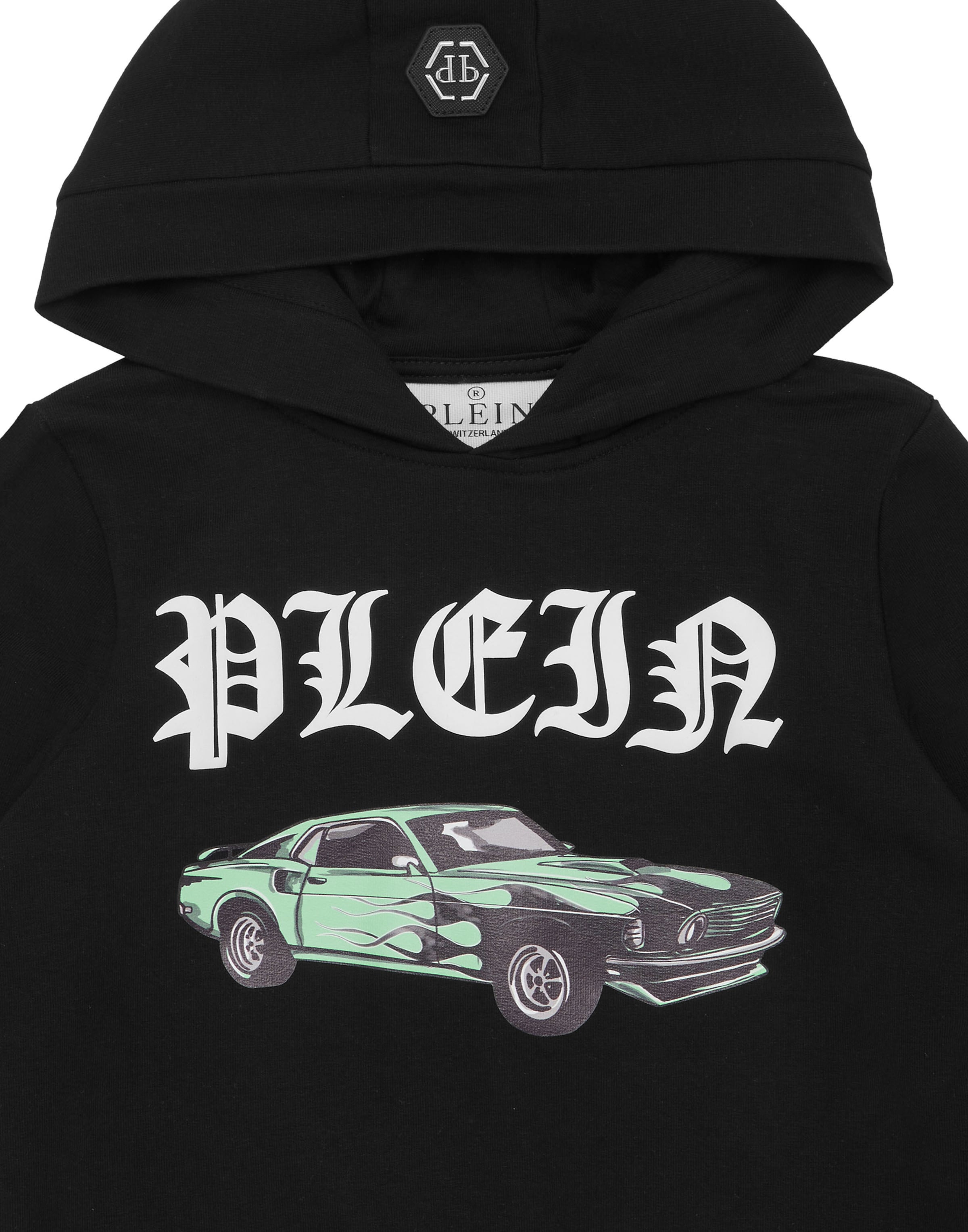 Philipp Plein Sweatshirt 'Racing' in Schwarz