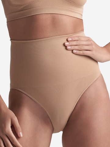 Bye Bra Shapingslip 'Seamless High Waist Brief' in Beige: voorkant