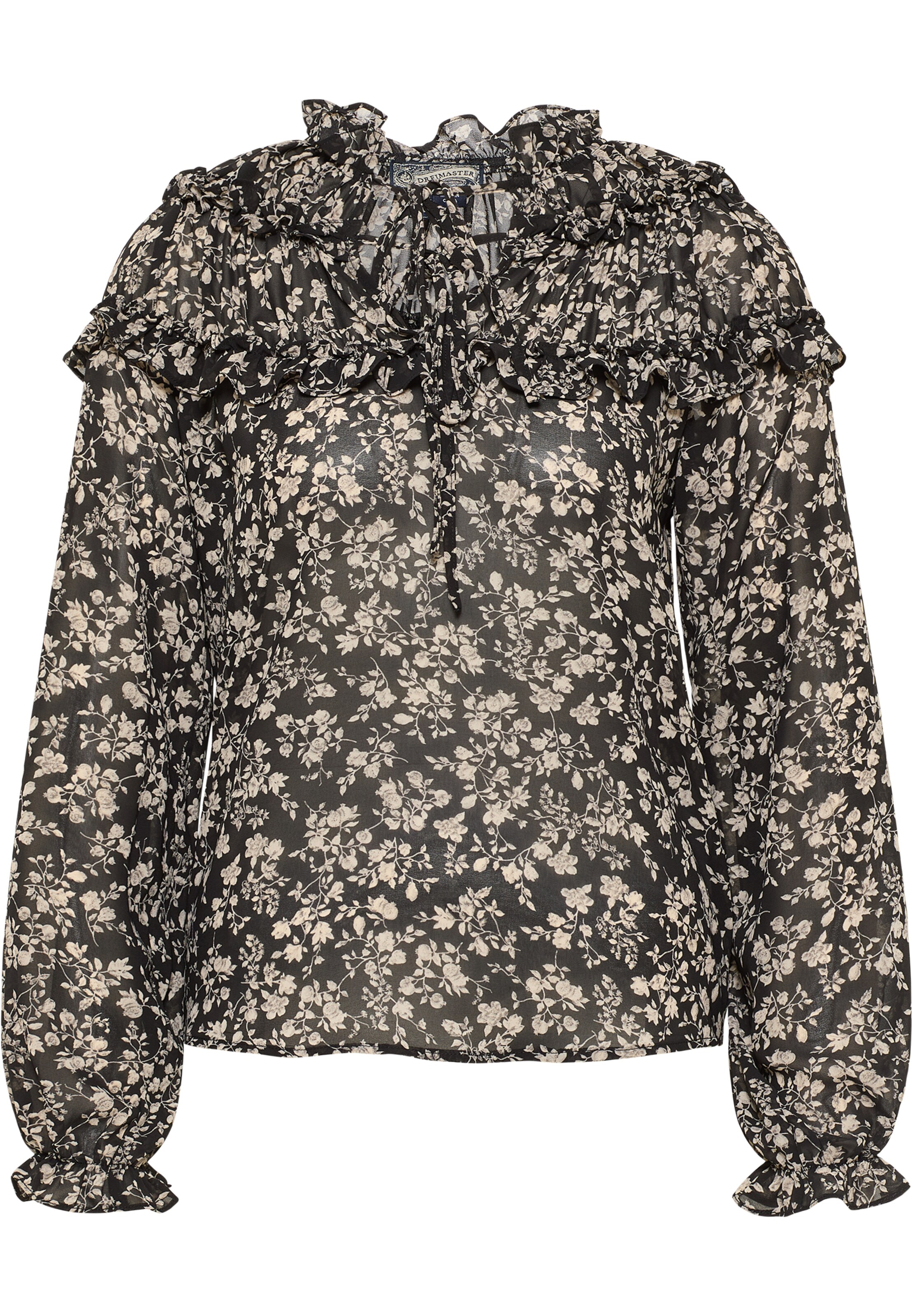 DreiMaster Vintage - Blusa em preto: frente