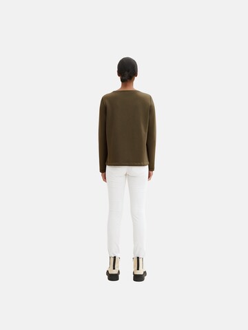 TOM TAILOR Sweatshirt in Braun