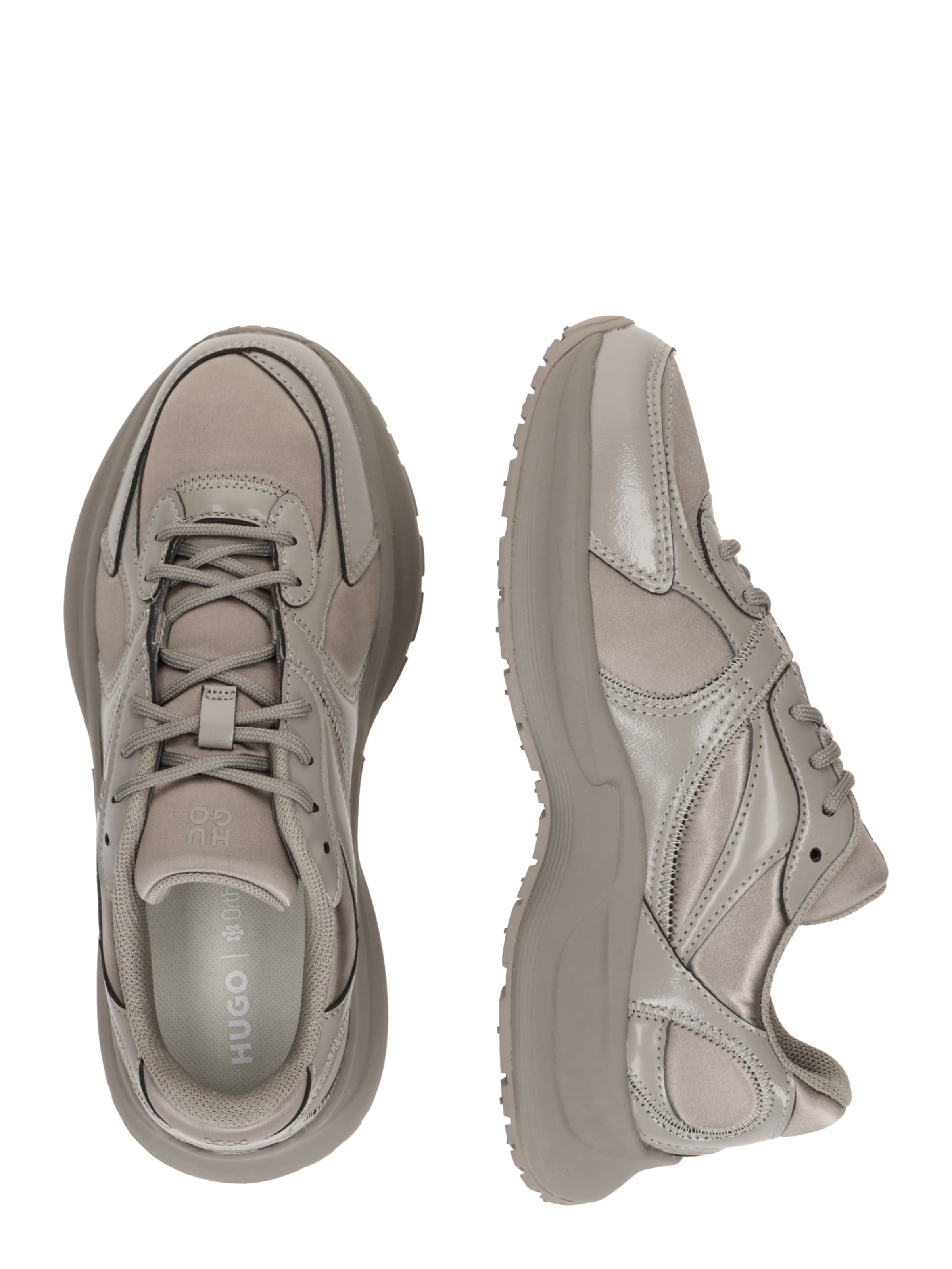 HUGO Низкие кроссовки 'Starlit' в Бежевый