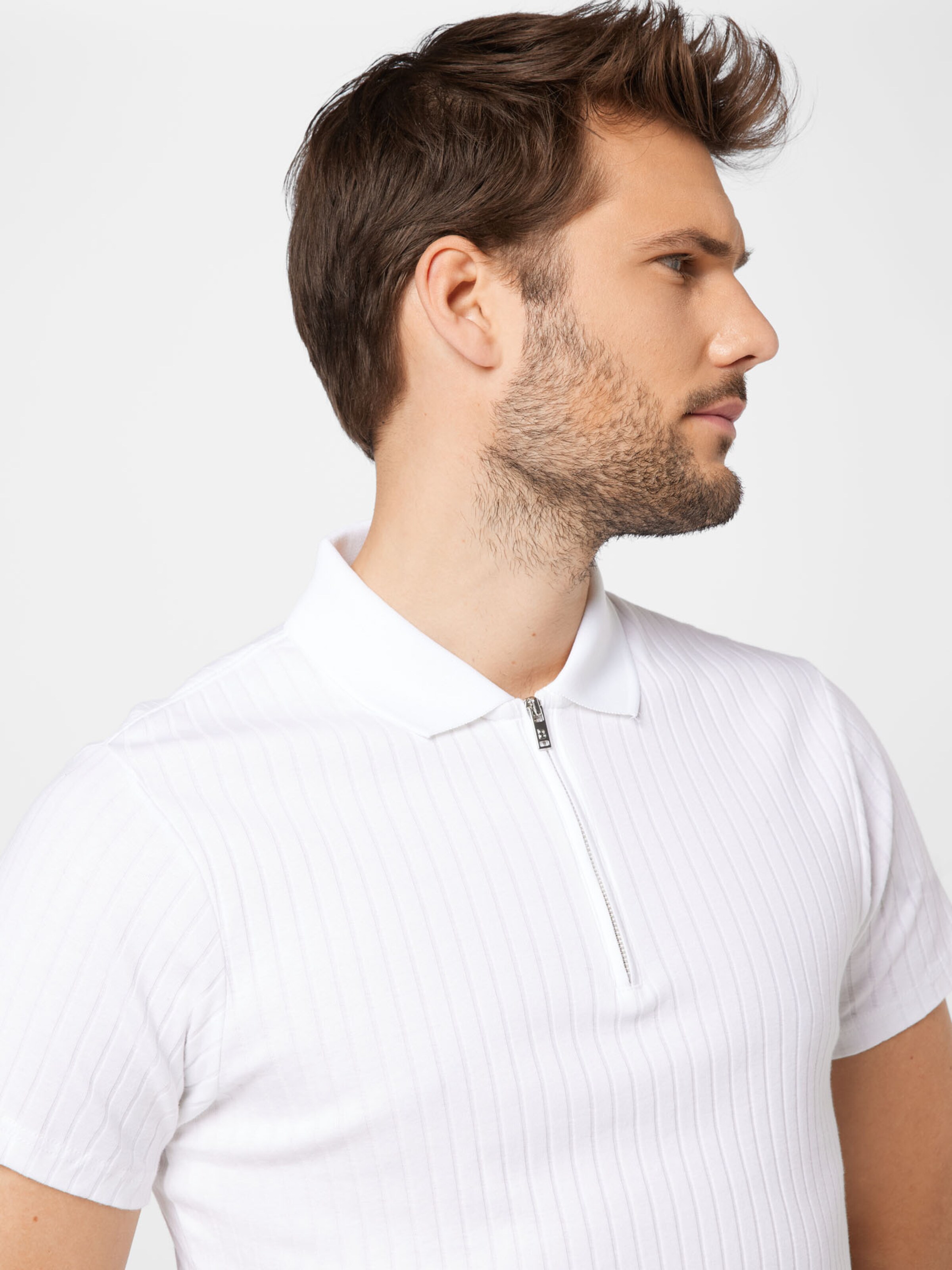 Männer Shirts BURTON MENSWEAR LONDON Shirt in Weiß - FY66319 Männer Shirts BURTON MENSWEAR LONDON Shirt in Weiß - FY66319