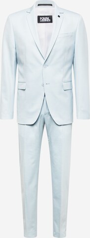 Karl Lagerfeld Regular Suit 'DRIVE' in Blue: front