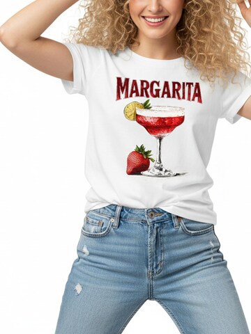 MAKAYA Shirt 'Margarita' in White