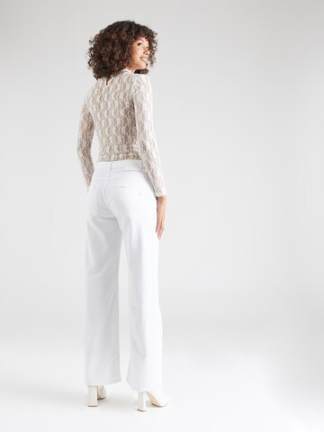 Wide Leg Jean 'Jacklyn' Dondup en blanc