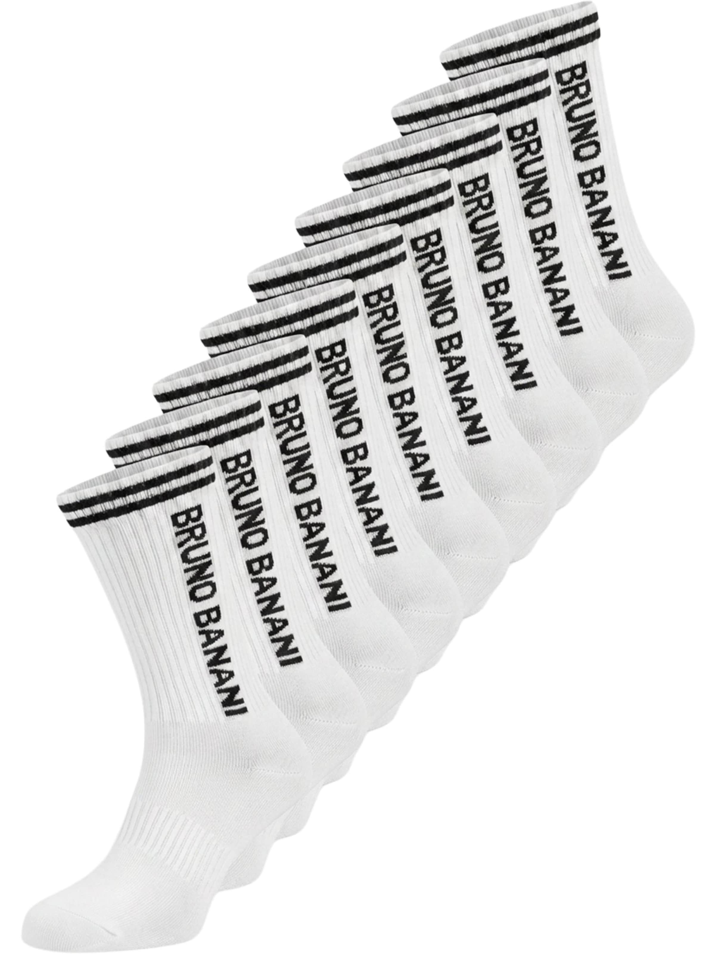 Chaussettes de sport 'Garza' Bruno Banani en blanc : devant