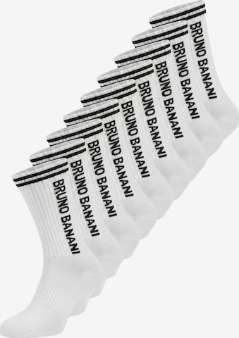 Chaussettes de sport 'Garza' Bruno Banani en blanc : devant