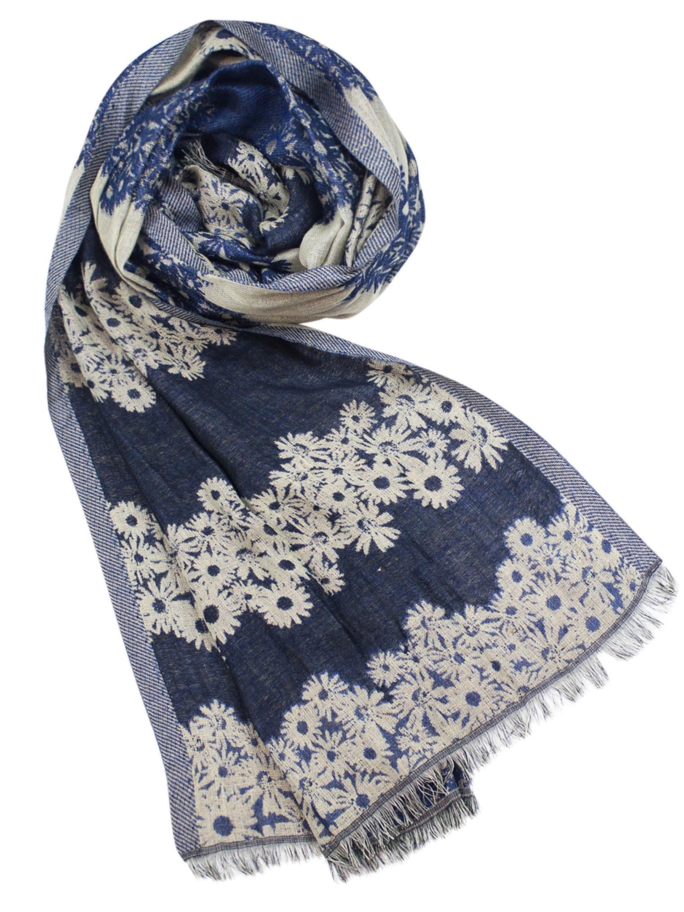 Sunsa Tuch 'Sunsa'‌‌‌‌‌‌‌‌ in Blau: Vorderseite