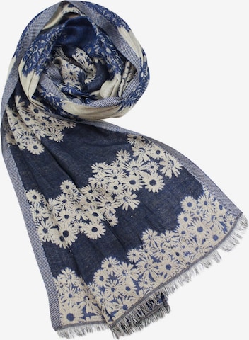 Sunsa Tuch 'Sunsa' in Blau: Vorderseite