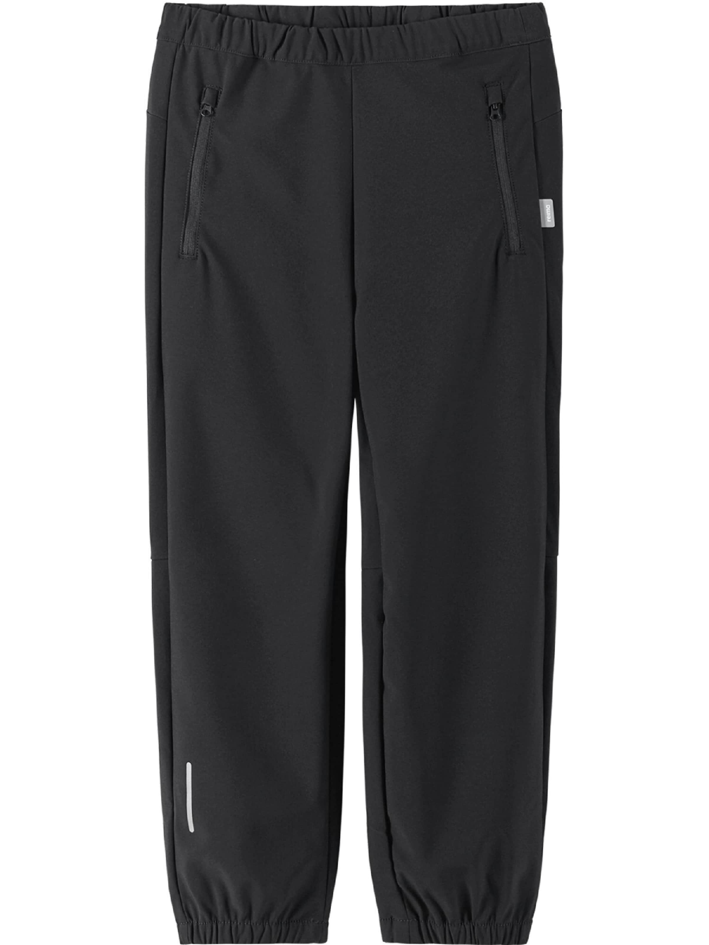 Reima Regular Weatherproof pants in Black: front