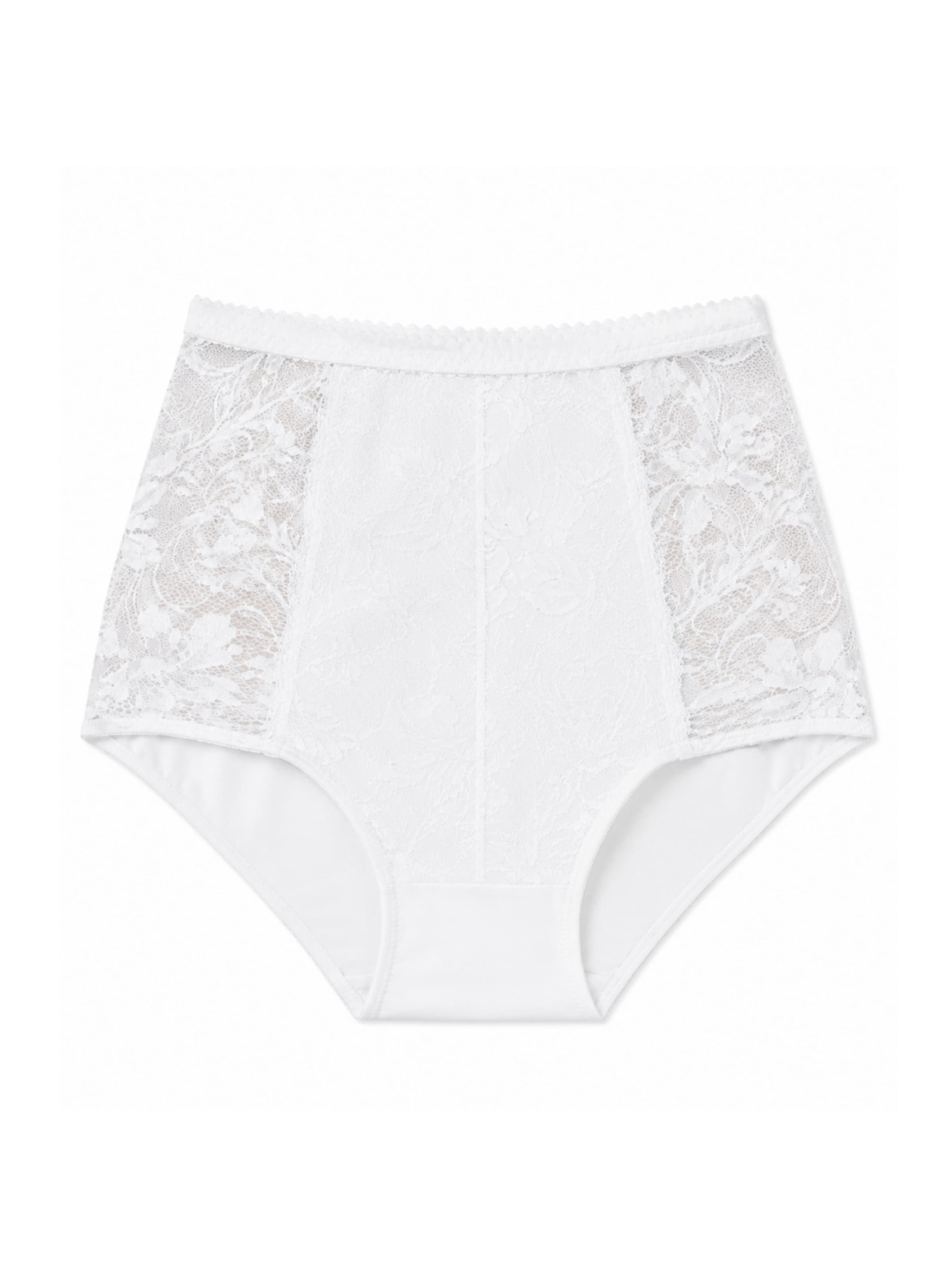 MILENKA Slip scultant en M en blanc, Vue avec produit