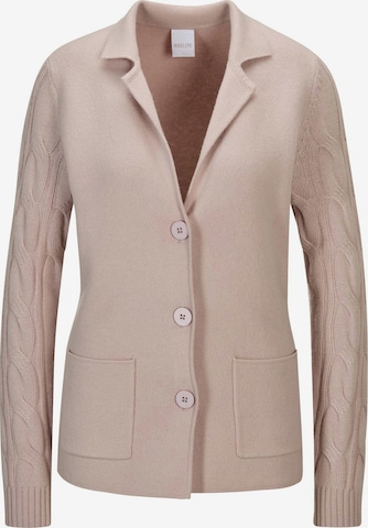 Cardigan MADELEINE en rose : devant