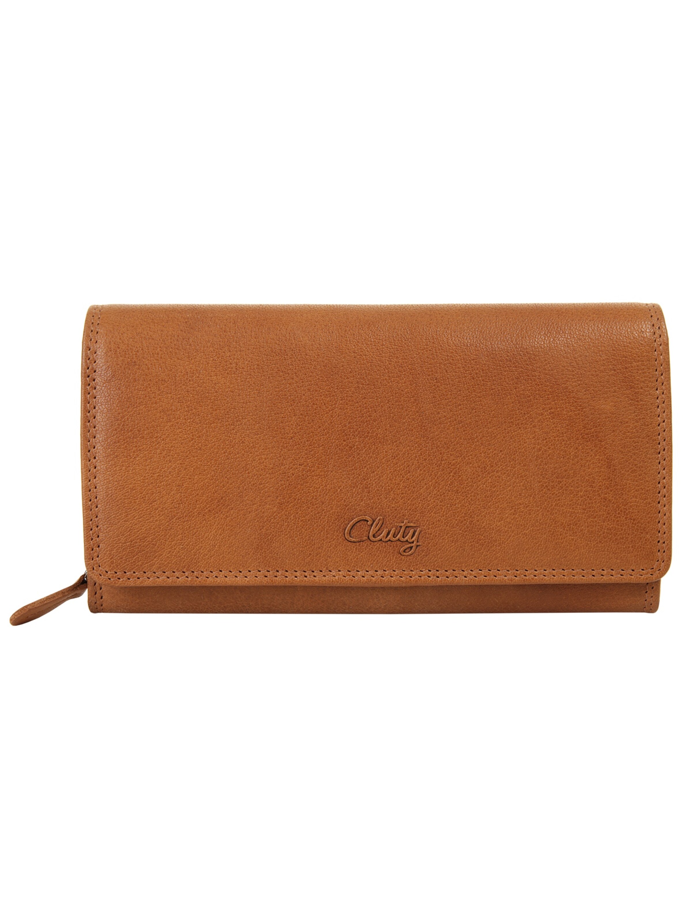 Cluty Portemonnaie 'Cluty Geldbörse'‌‌‌‌‌‌‌‌‌ in Braun: Vorderseite