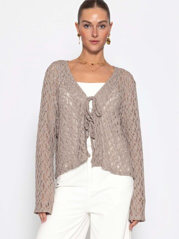SASSYCLASSY Strickjacke‌‌ in Grau