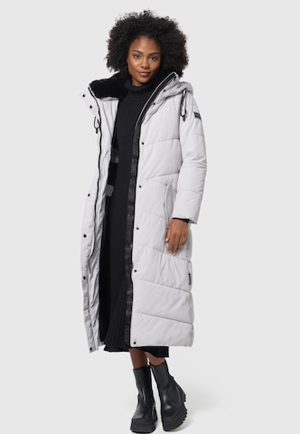 NAVAHOO Χειμερινό παλτό 'Hingucker' σε γκρι