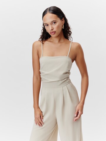 LeGer by Lena Gercke Jumpsuit 'Mina' in Beige: front