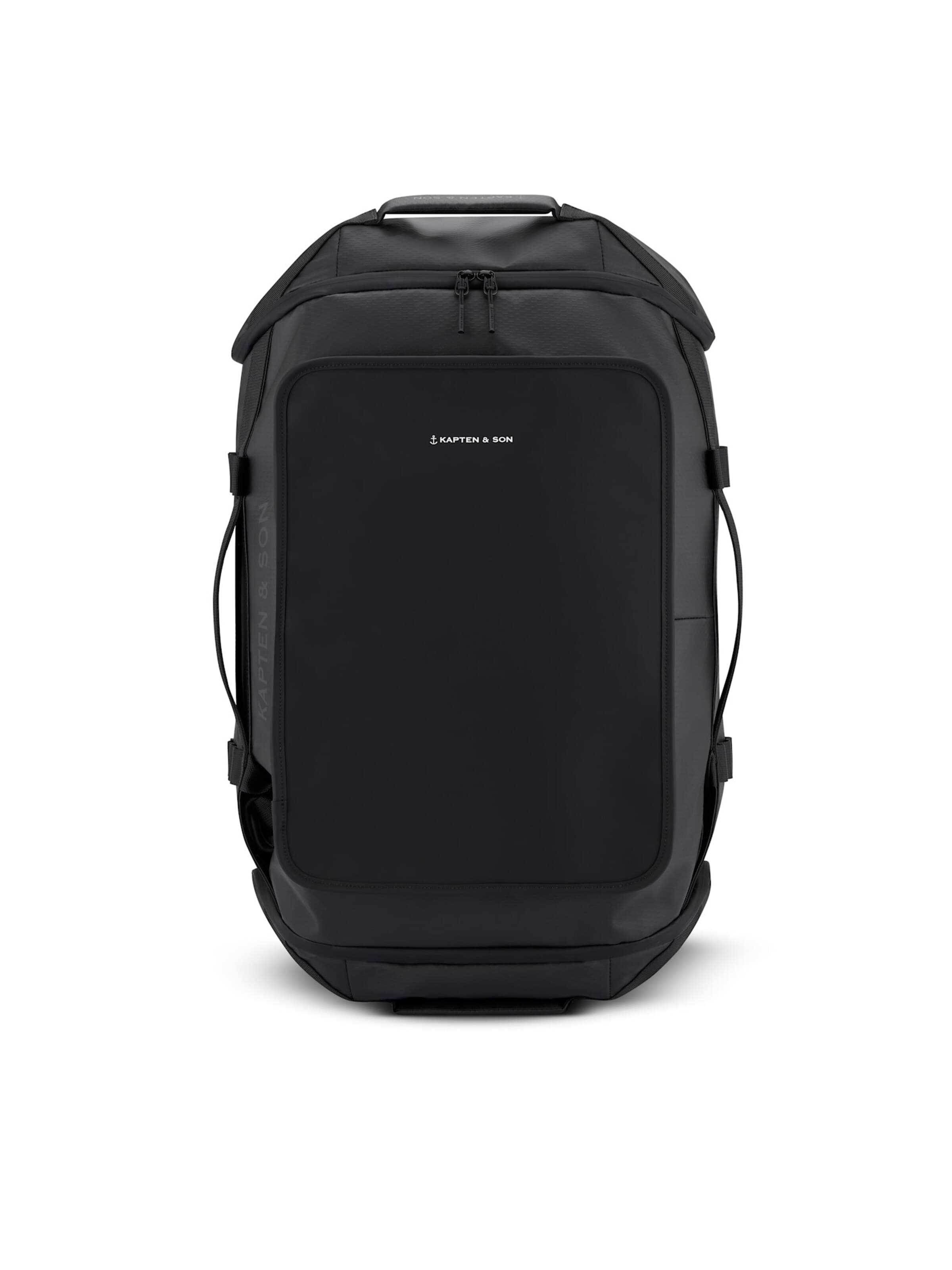 Sac de voyage 'Lisbon Duffle Backpack Small' Kapten & Son en noir : devant