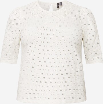 Vero Moda Curve T-Shirt 'VALERY' in Weiß: predná strana