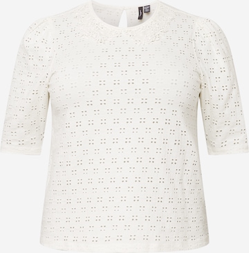 Vero Moda Curve Shirt 'VALERY' in Wit: voorkant