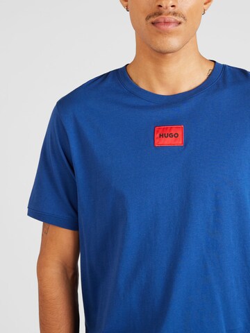 HUGO T-Shirt 'Diragolino212' in Blau