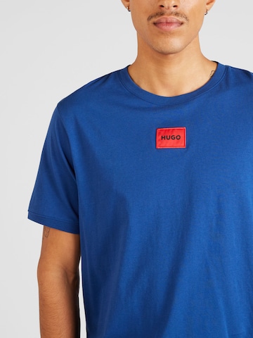 HUGO Red T-Shirt 'Diragolino212' in Blau
