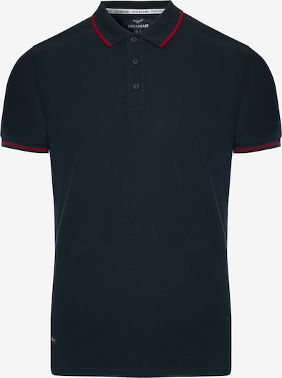 Threadbare Shirt 'THB Polo' in Blackberry / Burgundy / Black, Item view