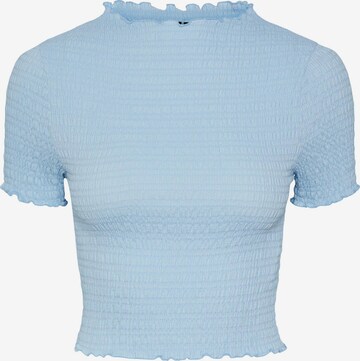 PIECES - Camisa 'JILLY' em azul: frente