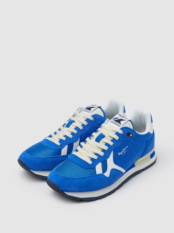 Baskets basses 'Brit Heritage'' Pepe Jeans en bleu