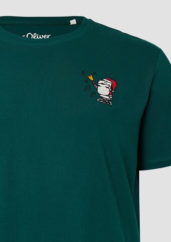 s.Oliver T-Shirt in Grün
