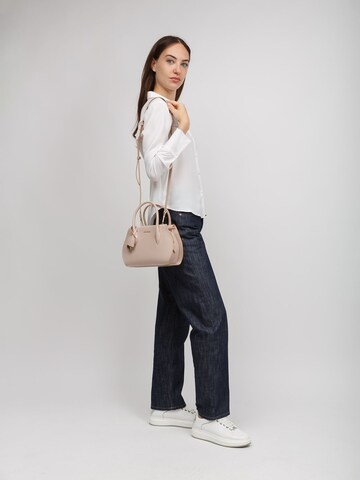 Coccinelle - Bolso de mano 'Lord 26x16x10 cm' en beige: frente