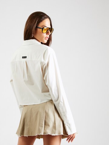 Karo Kauer Bluse in Beige