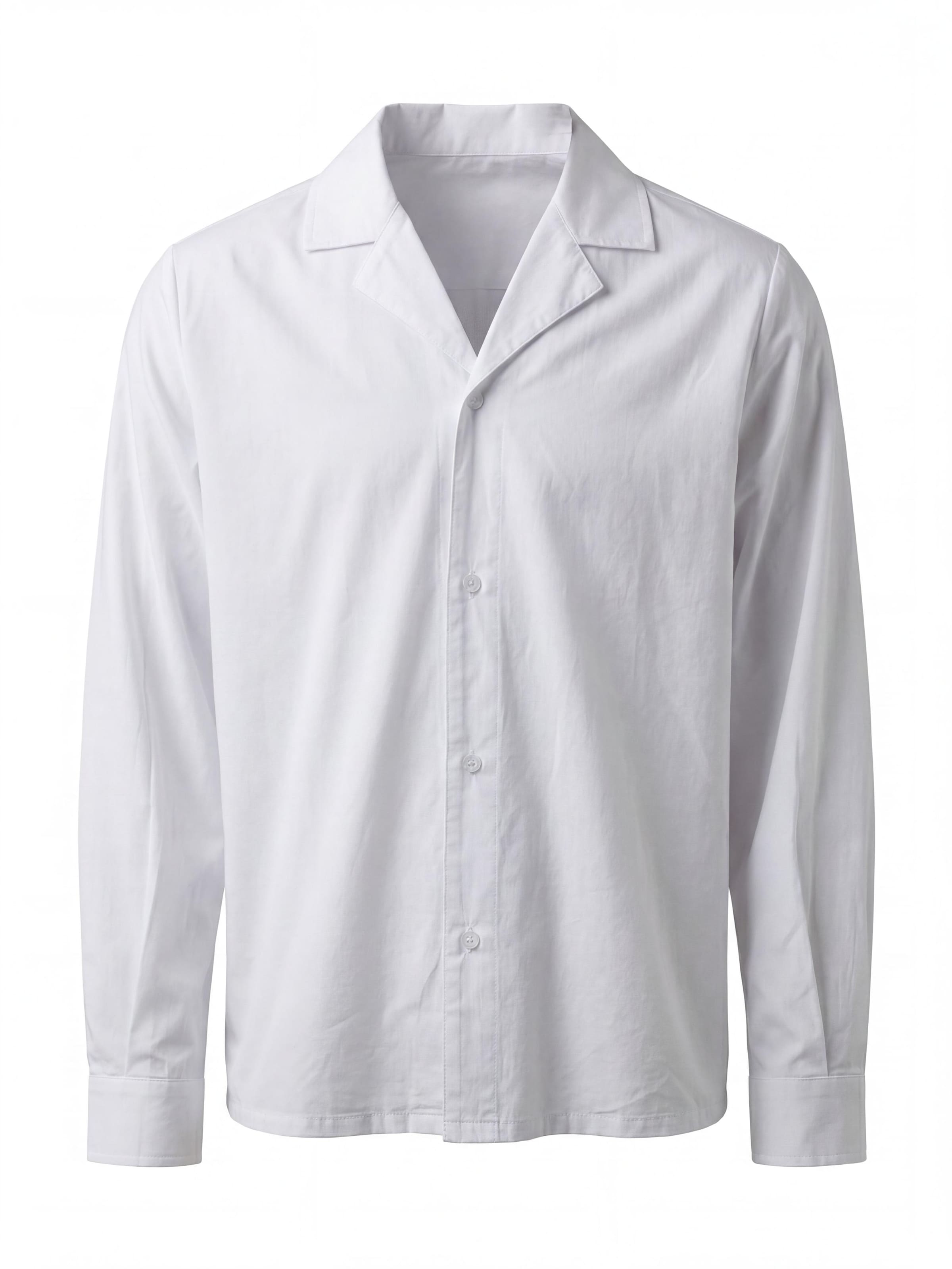 ARMIE Slim fit Overhemd 'The Allan' in Wit: voorkant