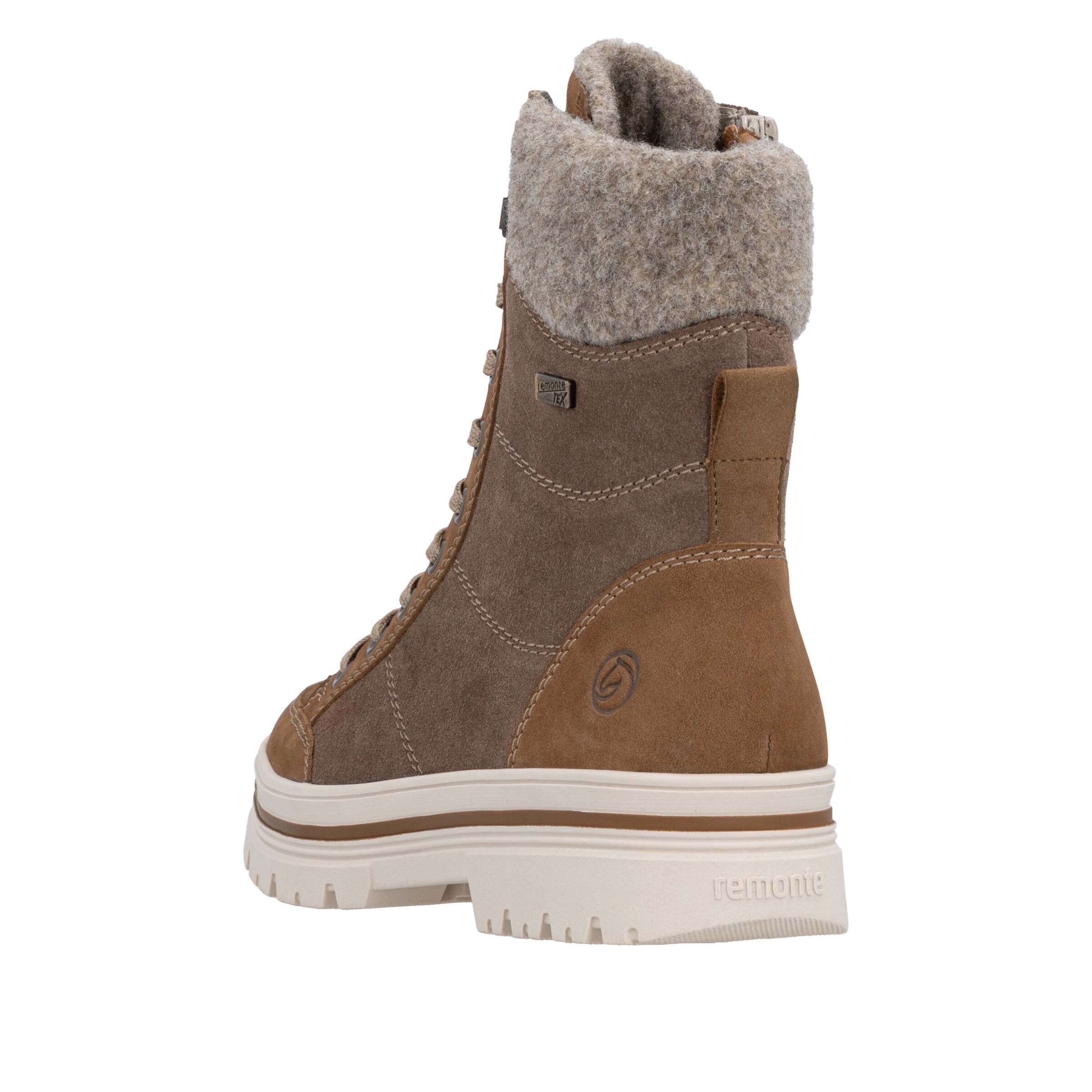 REMONTE Schnürstiefel in Braun