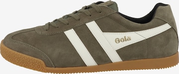 Baskets basses 'Harrier Suede' Gola en vert : devant
