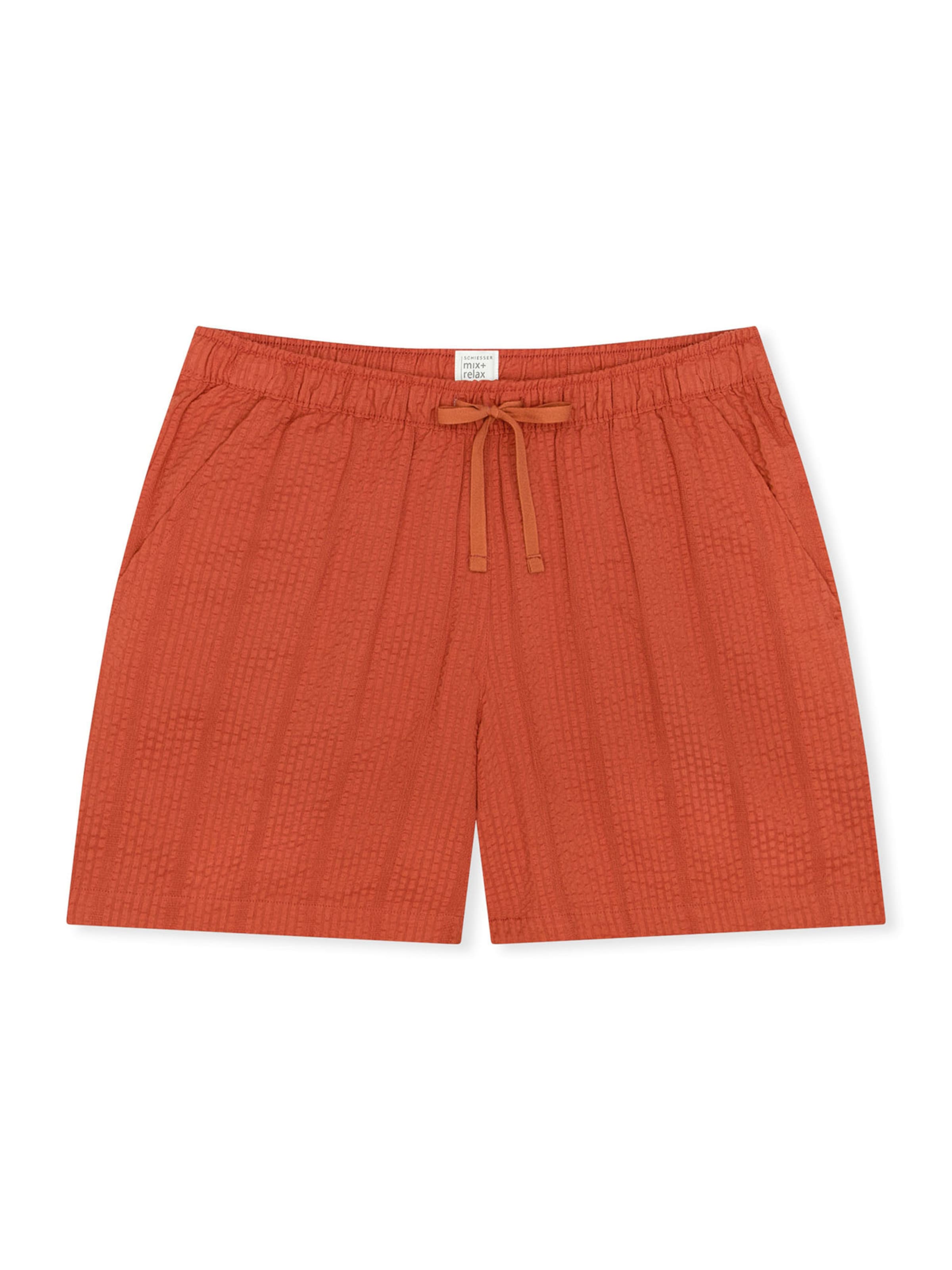 Pantalon de pyjama 'Mix & Relax' SCHIESSER en orange : devant