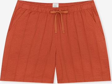 Pantalon de pyjama 'Mix & Relax' SCHIESSER en orange : devant