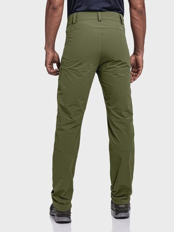 Schöffel Regular Outdoor trousers ' Kitzstein' in Green
