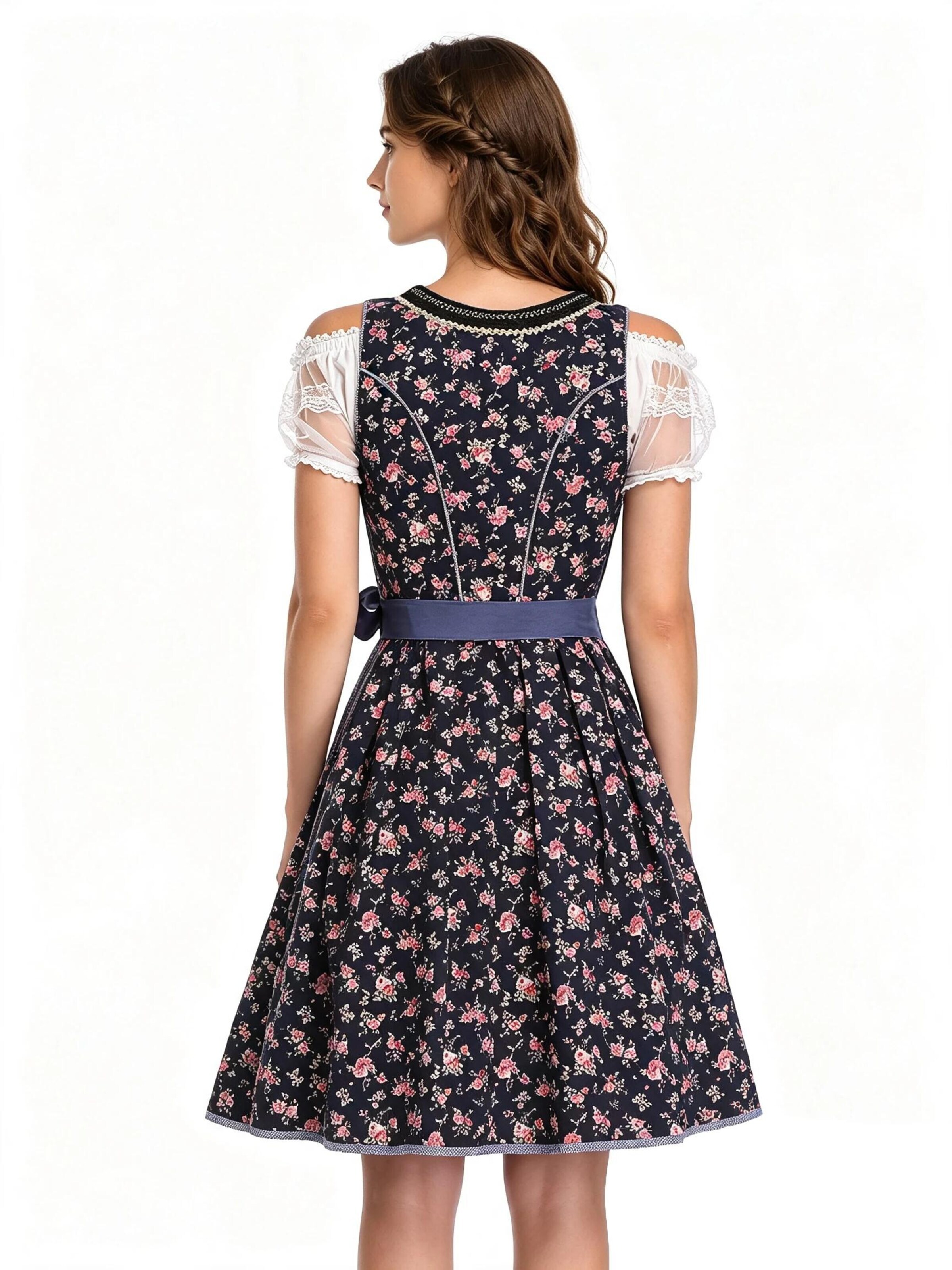KoJooin Dirndl w kolorze niebieski