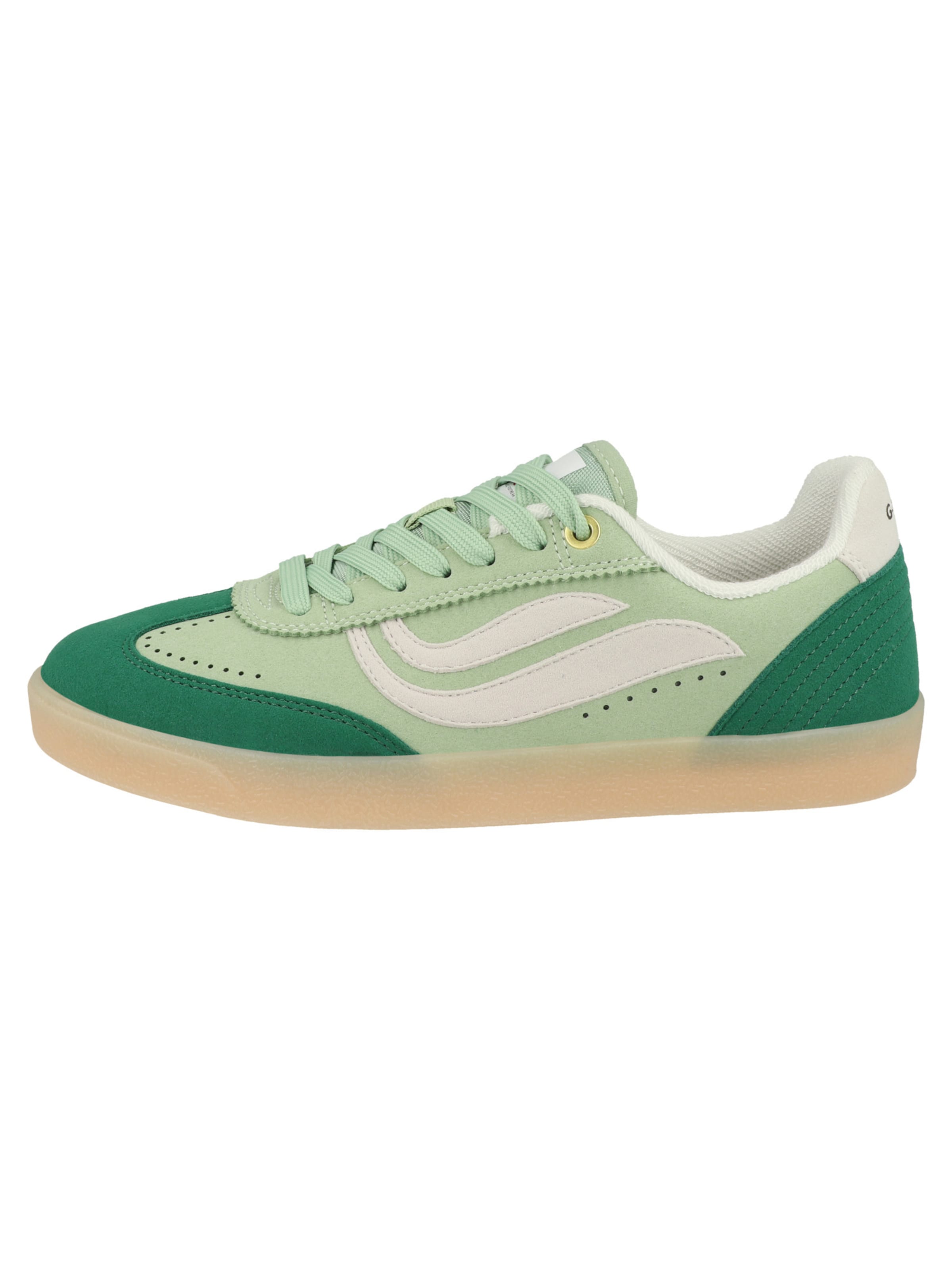 GENESIS Sneakers laag ' Volley Hairy ' in Groen