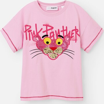 rožinė Desigual Marškinėliai 'Pink Panther': priekis