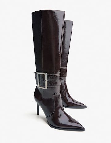 Bershka Laarzen in Bruin