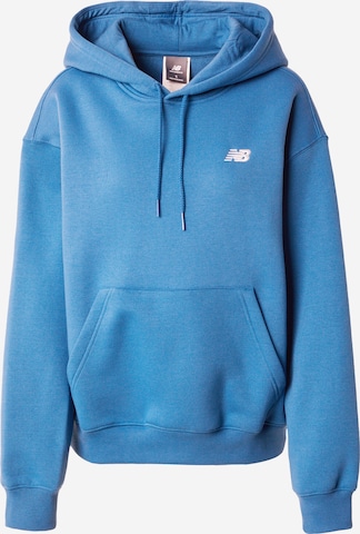 new balance Sweatshirt in Blauw: voorkant