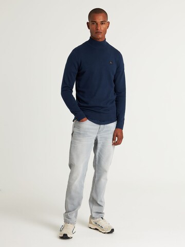 CHASIN' Trui 'Ard Mock' in Blauw