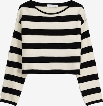 Bershka Sweater in Black: front