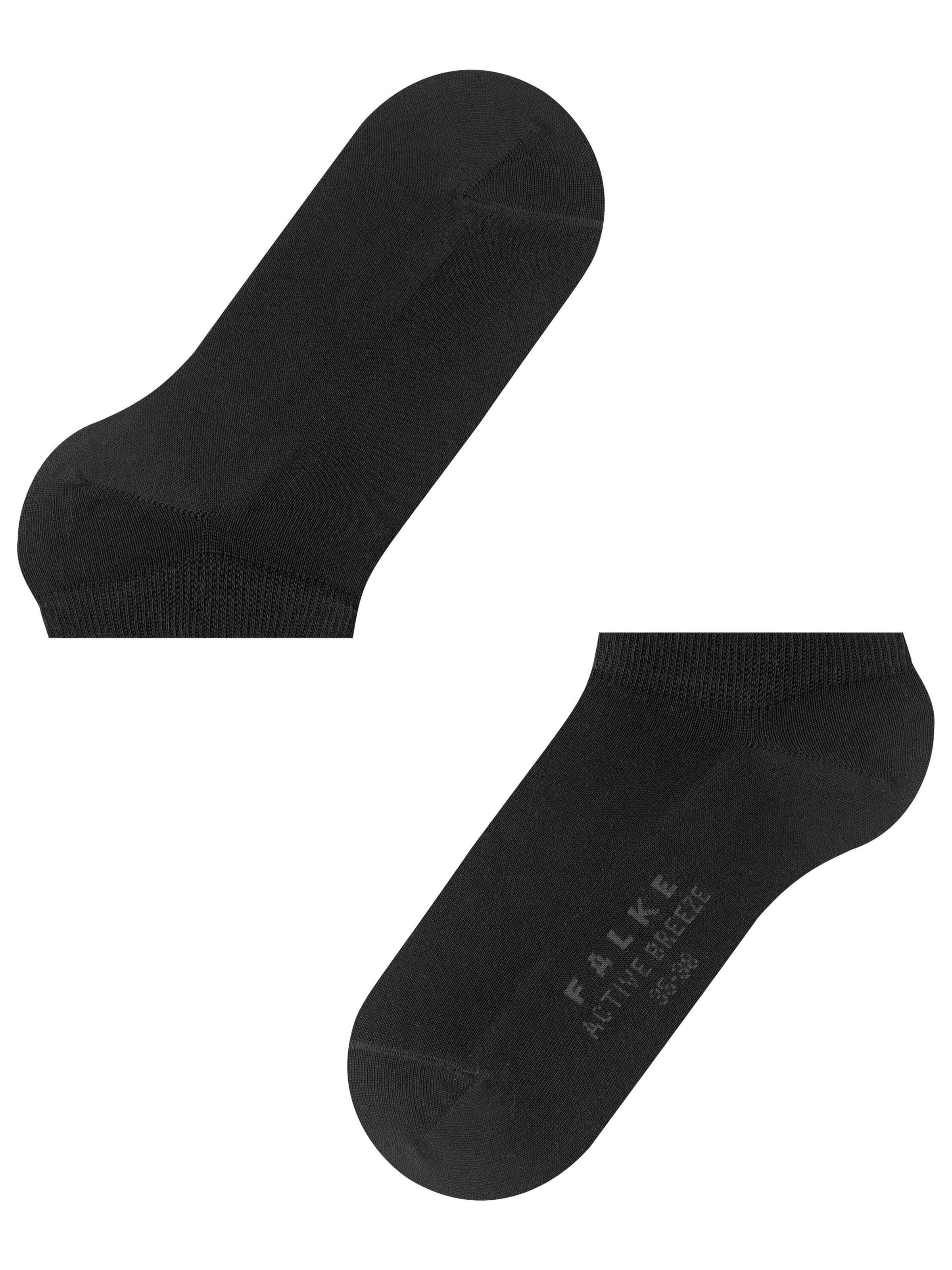 FALKE Füßlinge 'Active Breeze'‌ in Schwarz: Vorderseite